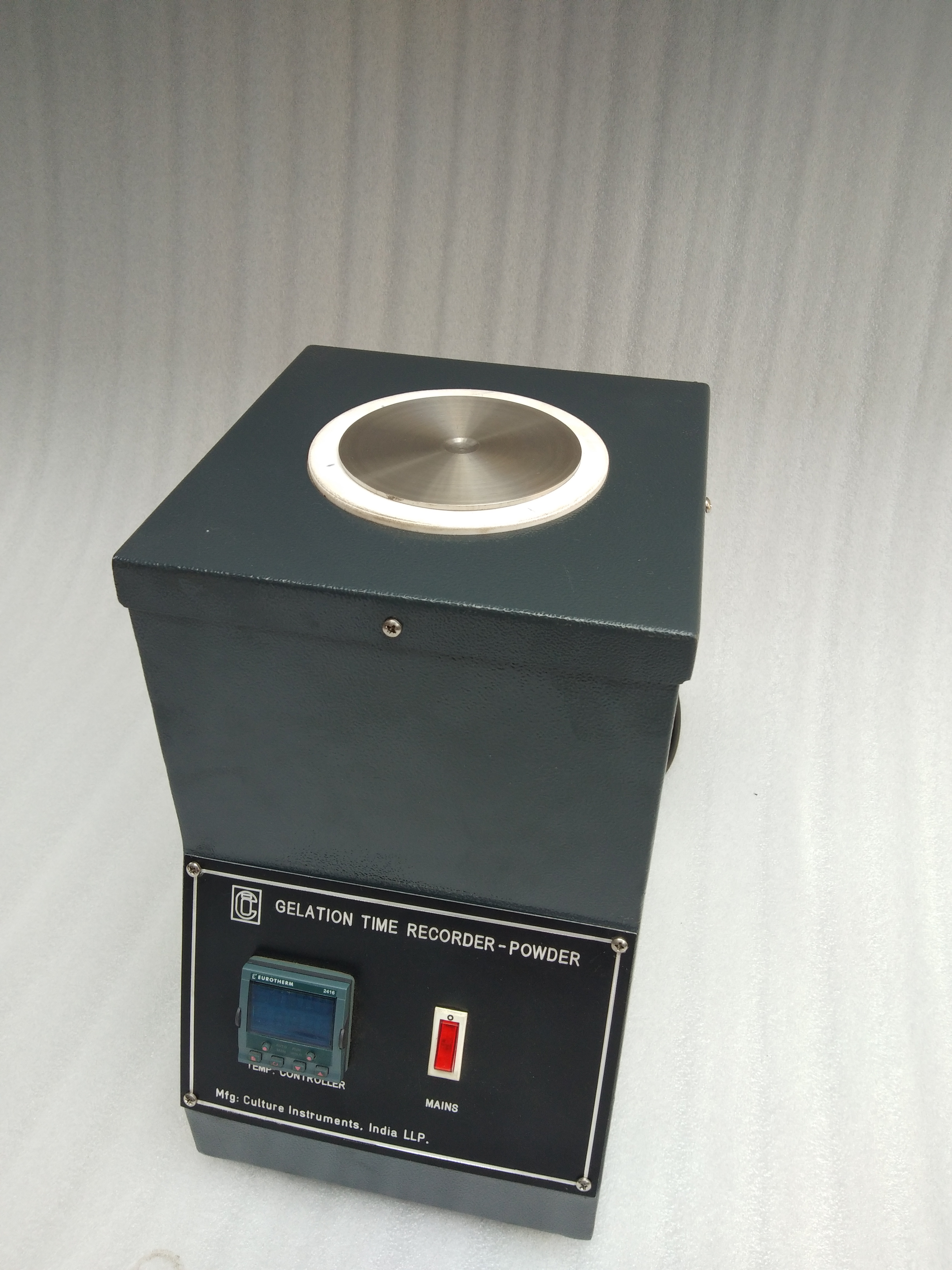 ‘CI’ GELATION TIMER FOR POWDERS