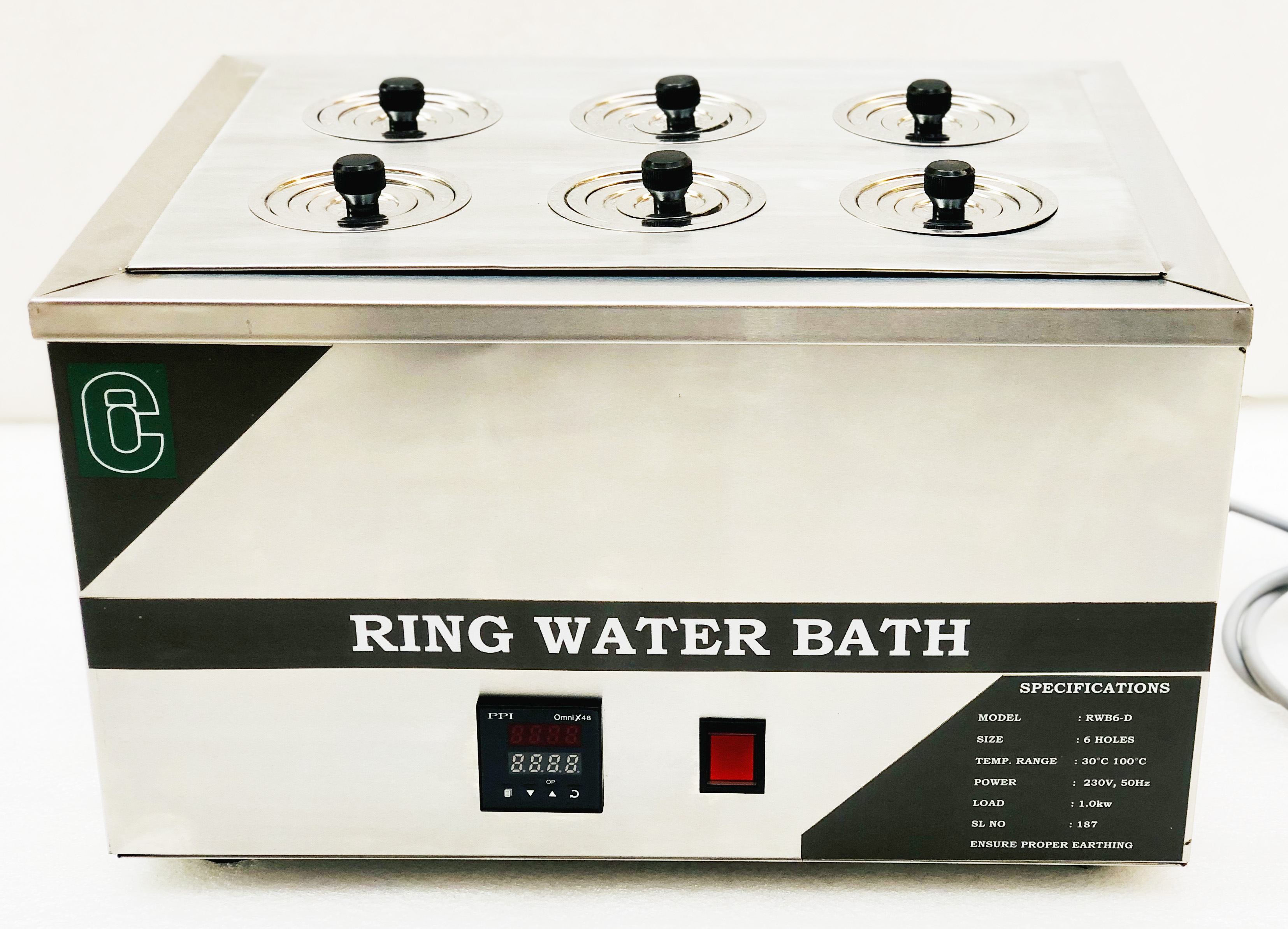 'CI' RING WATER BATH DOUBLE WALLED - DIGITAL