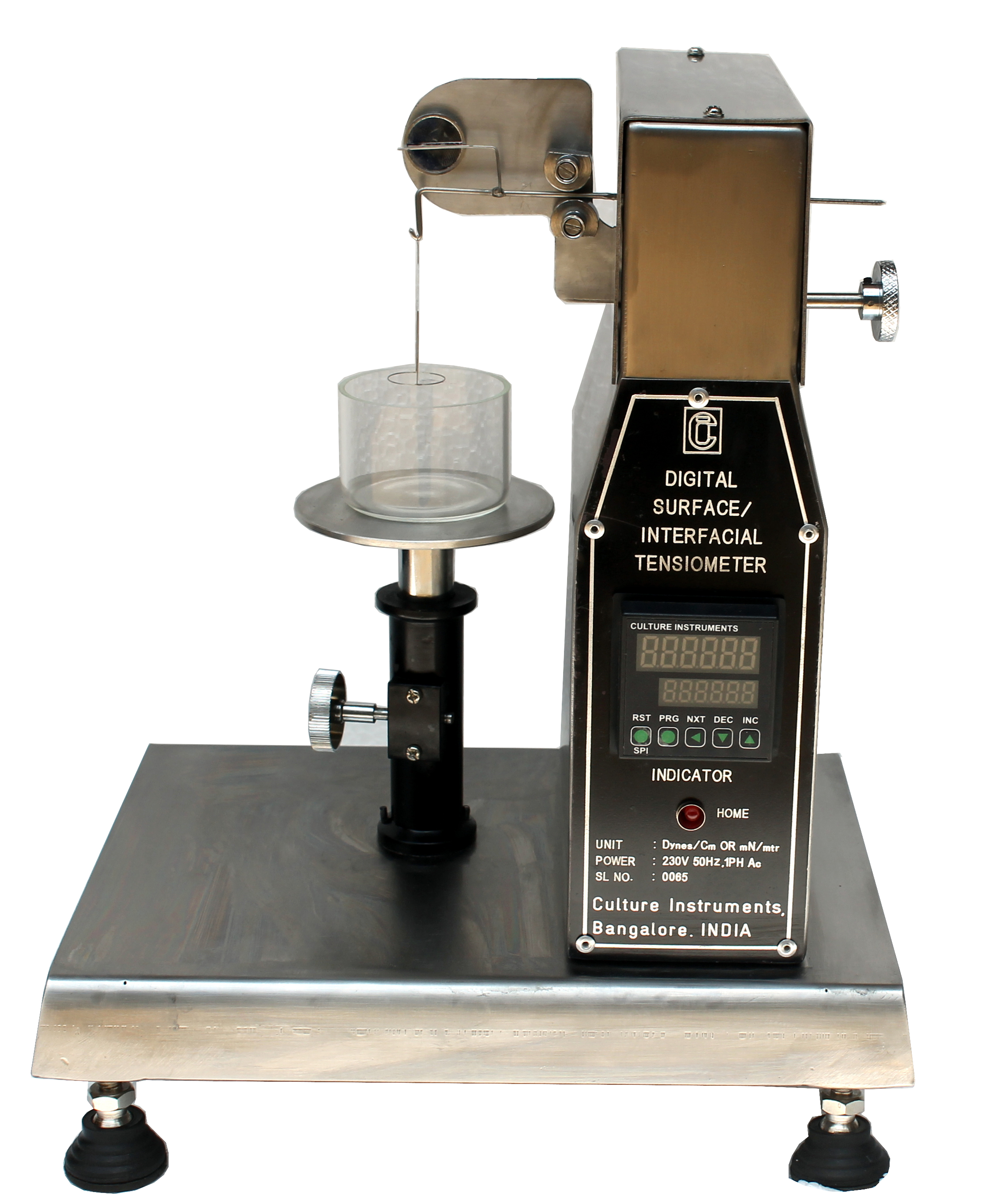 DIGITAL SURFACE/INTERFACIAL TENSIOMETER